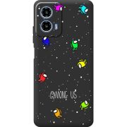 Чорний чохол BoxFace Motorola Moto G35 Among Us Invisible