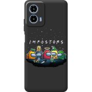 Чорний чохол BoxFace Motorola Moto G35 Among Us Impostors