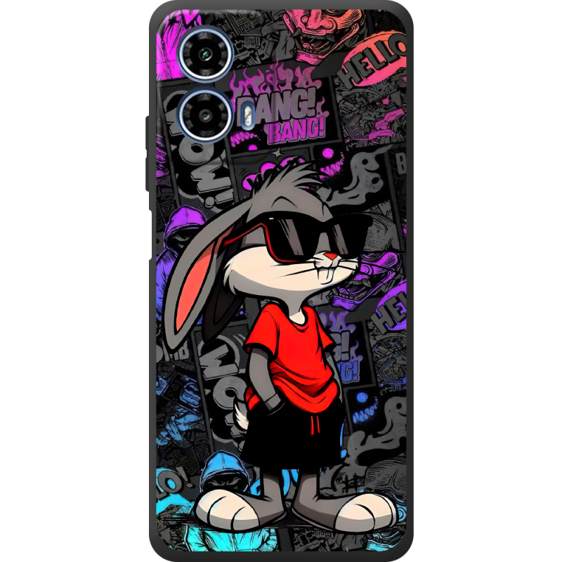 Чорний чохол BoxFace Motorola Moto G35 Малий вухань