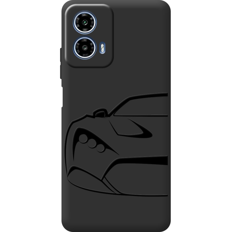 Чорний чохол BoxFace Motorola Moto G35 Sportcar