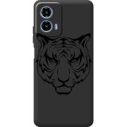 Чорний чохол BoxFace Motorola Moto G35 Tiger