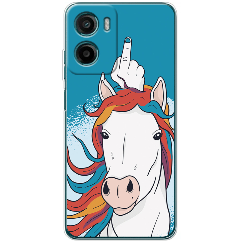 Чохол BoxFace Motorola G06 Power Fuck Unicorn