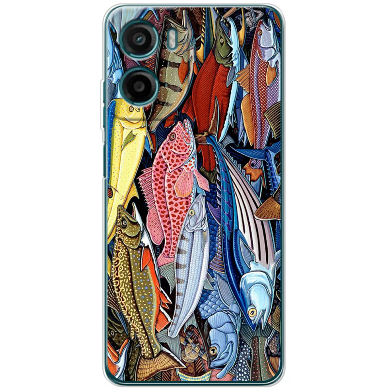 Чохол BoxFace Motorola G06 Power Sea Fish
