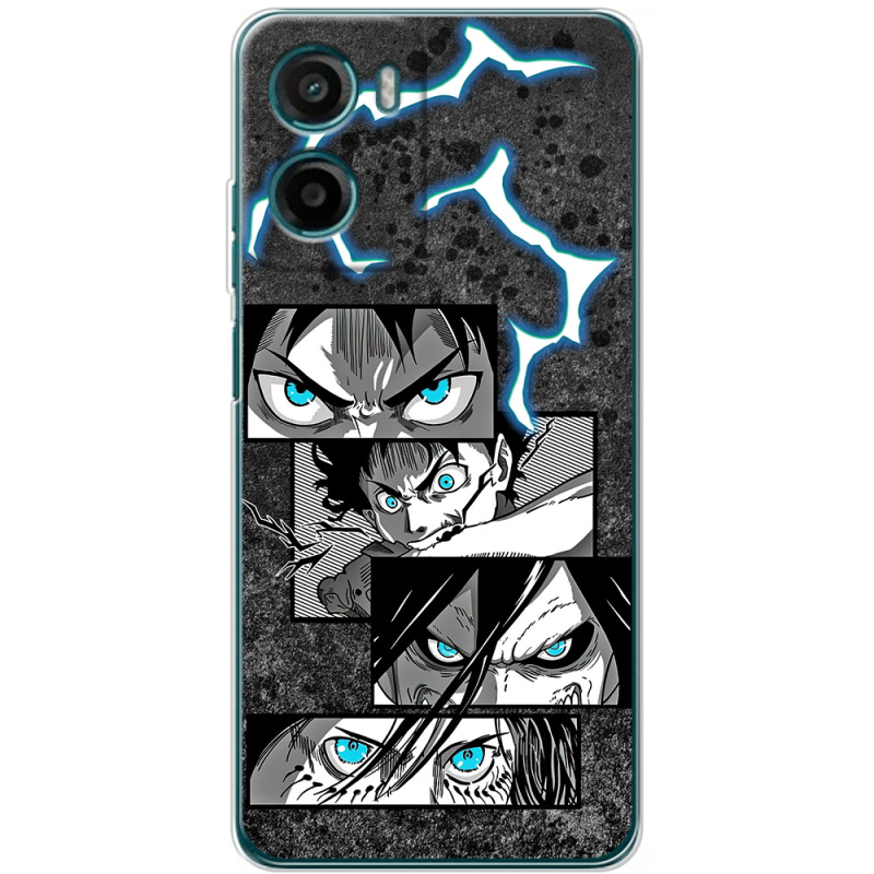 Чохол BoxFace Motorola G06 Power Eren Yeager Transformation