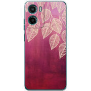 Чохол BoxFace Motorola G06 Power Gold Leaves