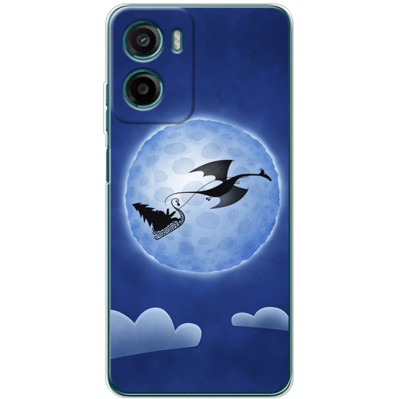 Чохол BoxFace Motorola G06 Power Christmas Dragon