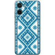 Чохол BoxFace Motorola G06 Power Блакитний Орнамент