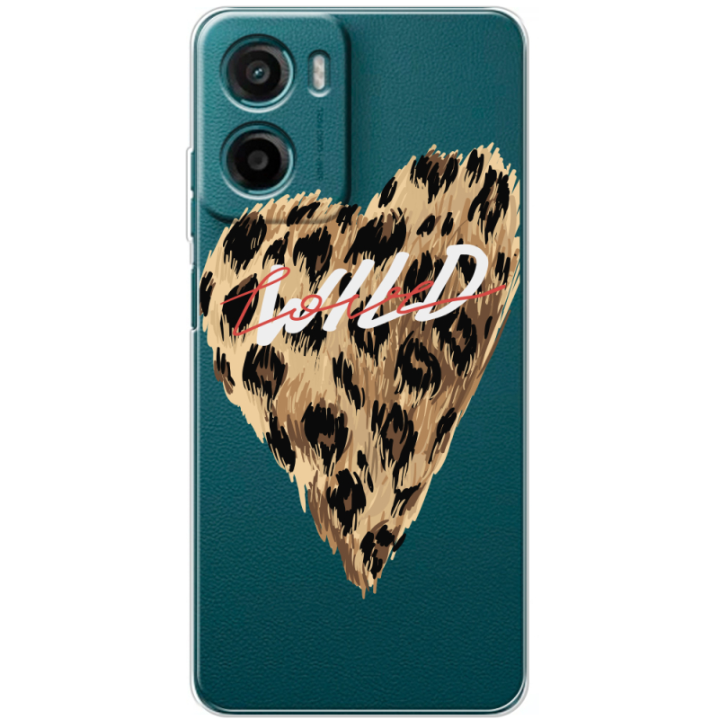 Прозорий чохол BoxFace Motorola G06 Power Wild Love