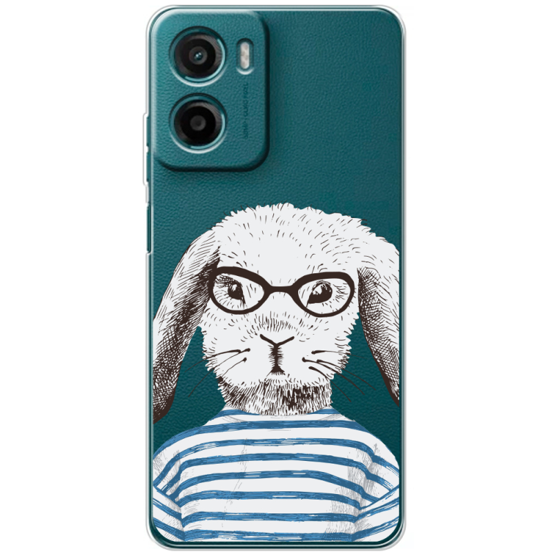Прозорий чохол BoxFace Motorola G06 Power MR. Rabbit