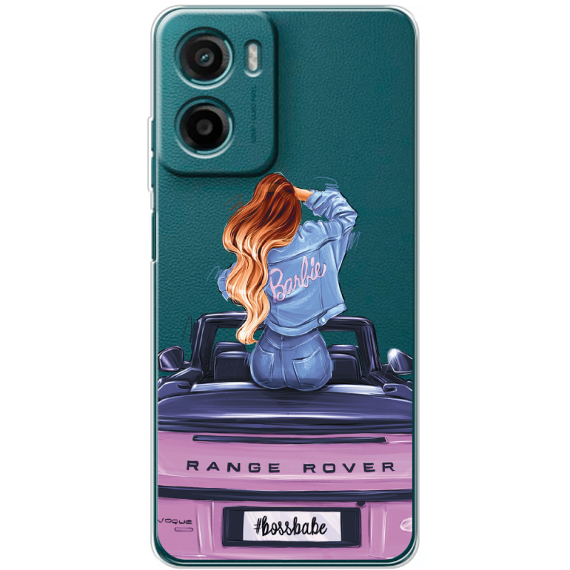 Прозорий чохол BoxFace Motorola G06 Power Boss Babe