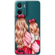 Прозорий чохол BoxFace Motorola G06 Power Mouse Girls