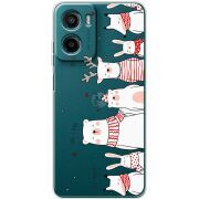 Прозорий чохол BoxFace Motorola G06 Power The Friendly Beasts