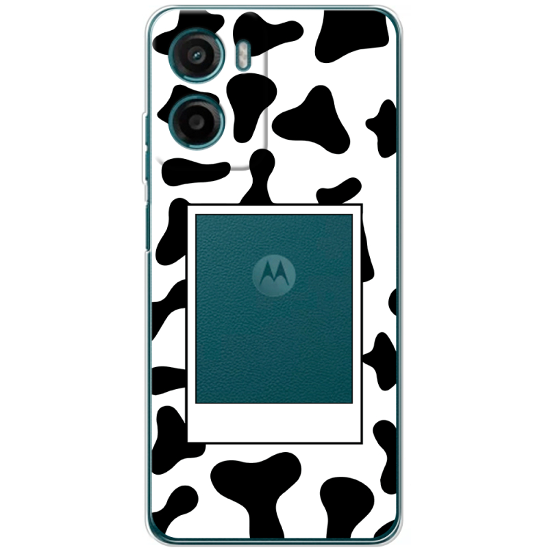 Прозорий чохол BoxFace Motorola G06 Power Cow