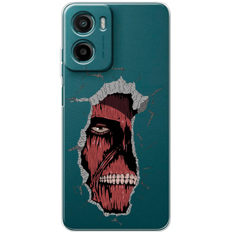 Прозорий чохол BoxFace Motorola G06 Power Нападение Титана