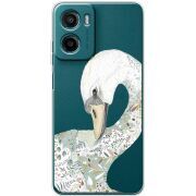 Прозорий чохол BoxFace Motorola G06 Power Swan