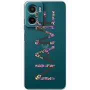 Прозорий чохол BoxFace Motorola G06 Power Именной