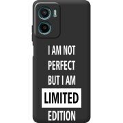 Чорний чохол BoxFace Motorola G06 Power Limited Edition