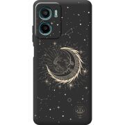 Чорний чохол BoxFace Motorola G06 Power Moon