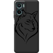 Чорний чохол BoxFace Motorola G06 Power Wolf