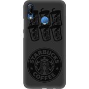 Черный чехол Uprint Huawei P20 Lite Black Coffee