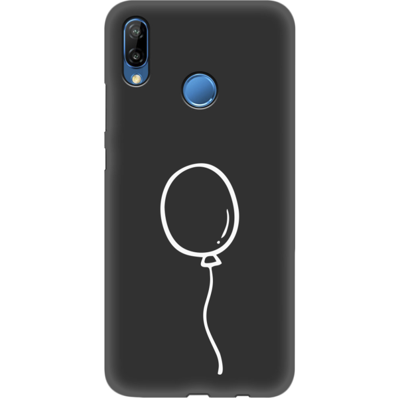 Черный чехол Uprint Huawei P20 Lite Balloon