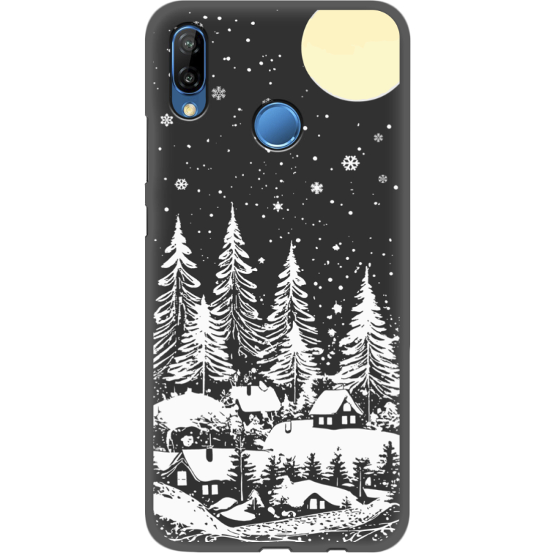 Черный чехол Uprint Huawei P20 Lite 