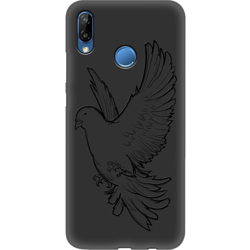 Черный чехол Uprint Huawei P20 Lite Dove