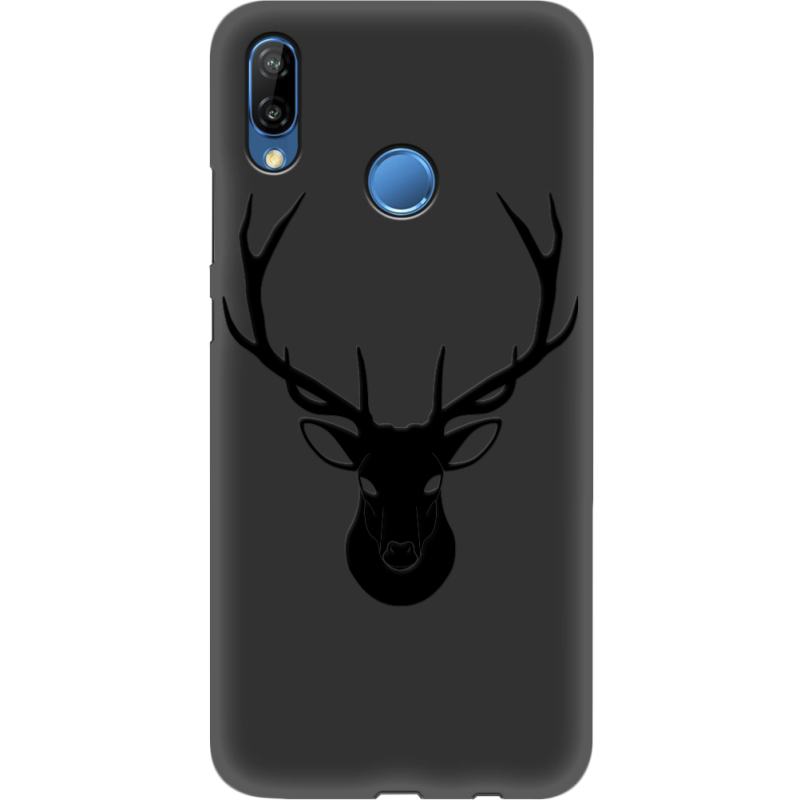 Черный чехол Uprint Huawei P20 Lite Deer