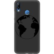 Черный чехол Uprint Huawei P20 Lite Earth
