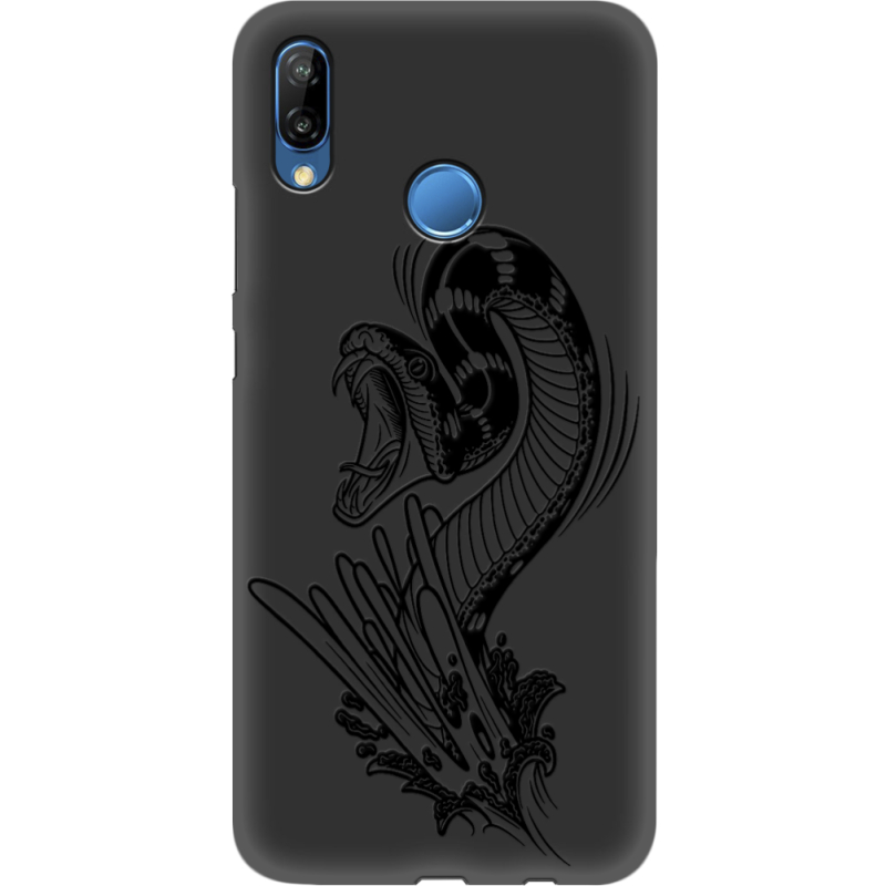 Черный чехол Uprint Huawei P20 Lite Snake