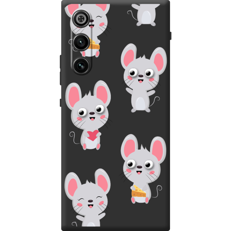 Прозорий чохол BoxFace Nubia Redmagic 10 Air с 3D-глазками Mouse