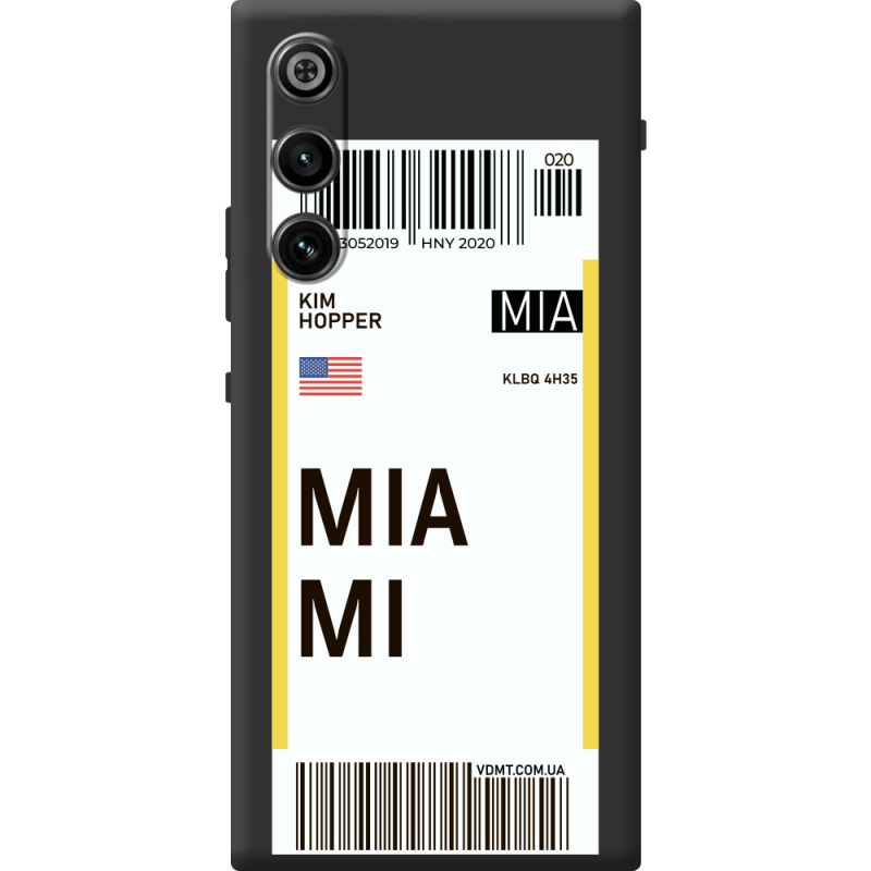 Прозорий чохол BoxFace Nubia Redmagic 10 Air Ticket Miami