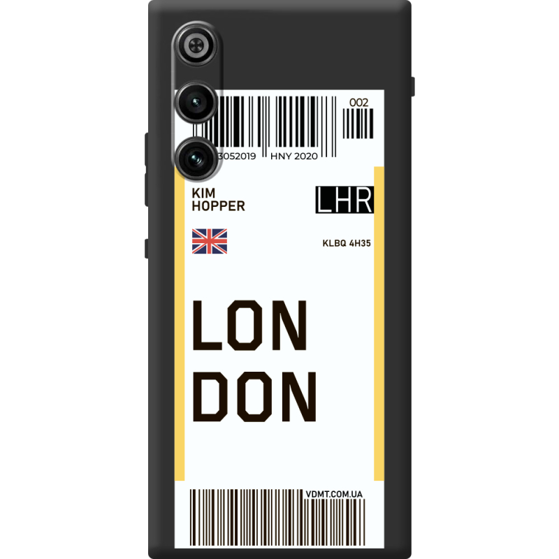 Прозорий чохол BoxFace Nubia Redmagic 10 Air Ticket London