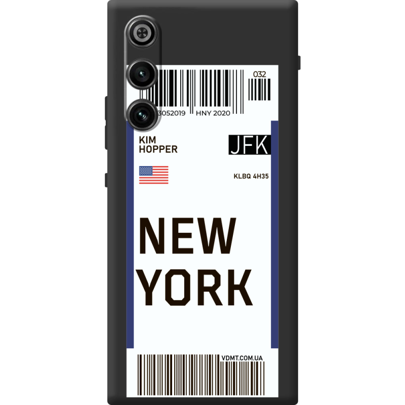 Прозорий чохол BoxFace Nubia Redmagic 10 Air Ticket New York