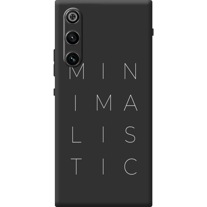 Чорний чохол BoxFace ZTE Nubia RedMagic 10 Air Minimalistic
