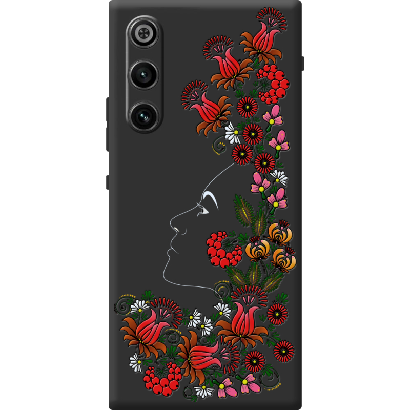 Чорний чохол BoxFace ZTE Nubia RedMagic 10 Air 3D Ukrainian Muse