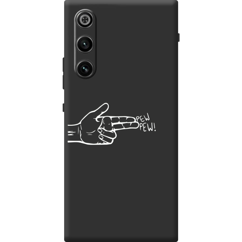 Чорний чохол BoxFace ZTE Nubia RedMagic 10 Air Pew Pew