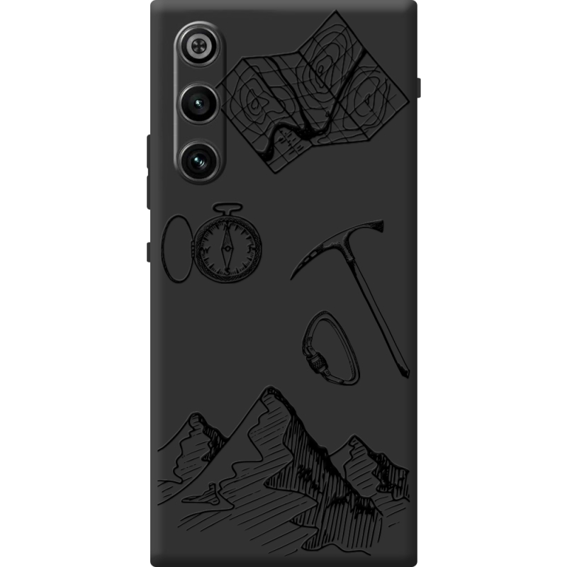 Чорний чохол BoxFace ZTE Nubia RedMagic 10 Air Mountains