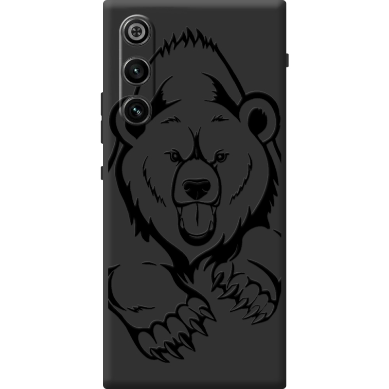 Чорний чохол BoxFace ZTE Nubia RedMagic 10 Air Grizzly Bear