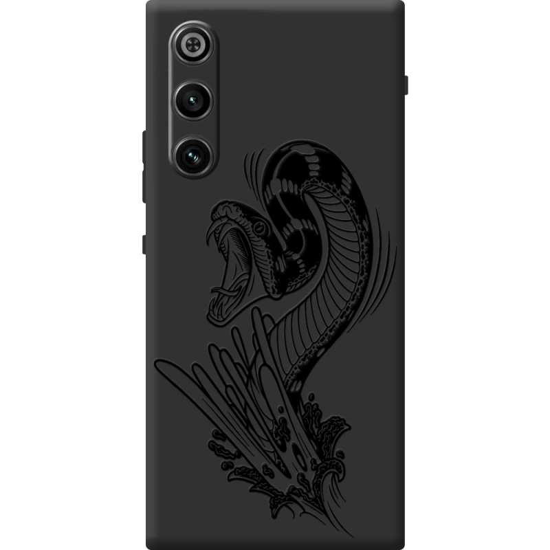 Чорний чохол BoxFace ZTE Nubia RedMagic 10 Air Snake