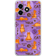 Чохол BoxFace ZTE Blade A36 Yoga Cat