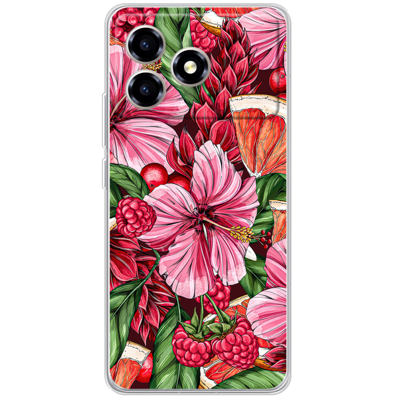 Чохол BoxFace ZTE Blade A36 Tropical Flowers