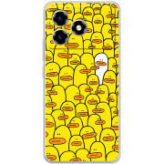 Чохол BoxFace ZTE Blade A36 Yellow Ducklings