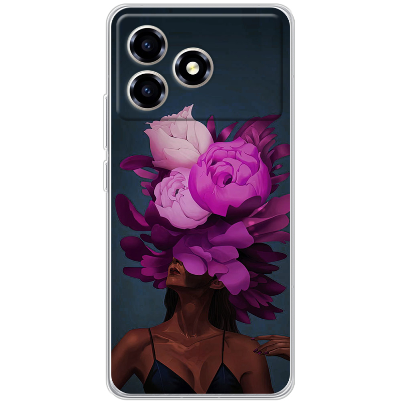 Чохол BoxFace ZTE Blade A36 Exquisite Purple Flowers