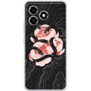 Чохол BoxFace ZTE Blade A36 Snake Rose
