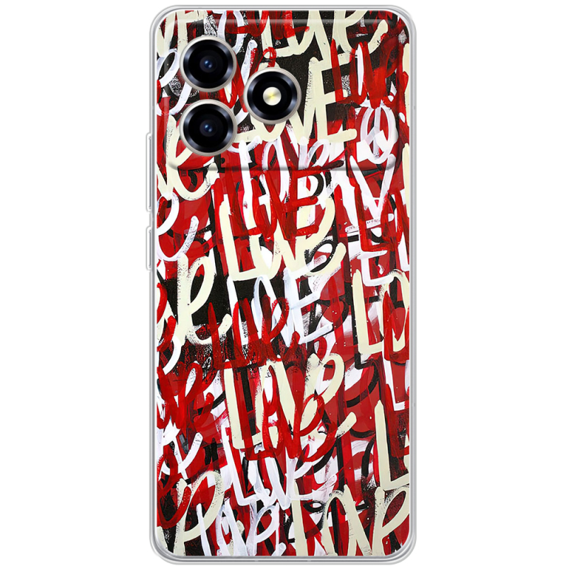 Чохол BoxFace ZTE Blade A36 Love Graffiti