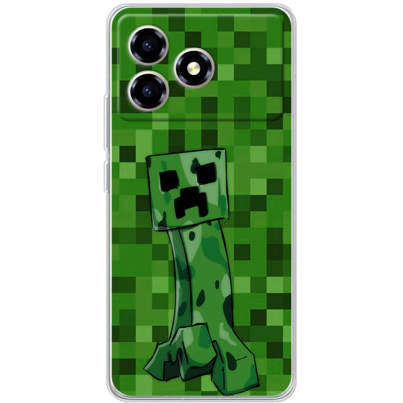Чохол BoxFace ZTE Blade A36 Minecraft Creeper