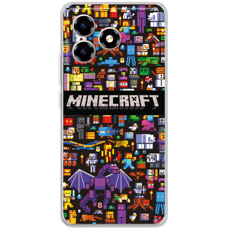 Чохол BoxFace ZTE Blade A36 Minecraft Mobbery
