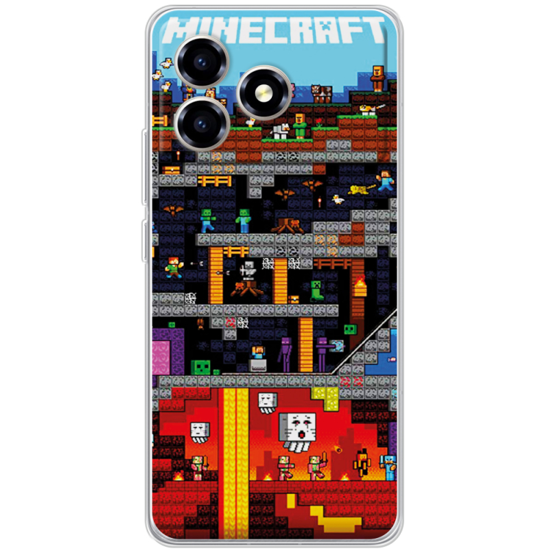 Чохол BoxFace ZTE Blade A36 Minecraft Lode Runner