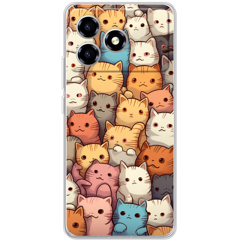 Чохол BoxFace ZTE Blade A36 Котики муркотики